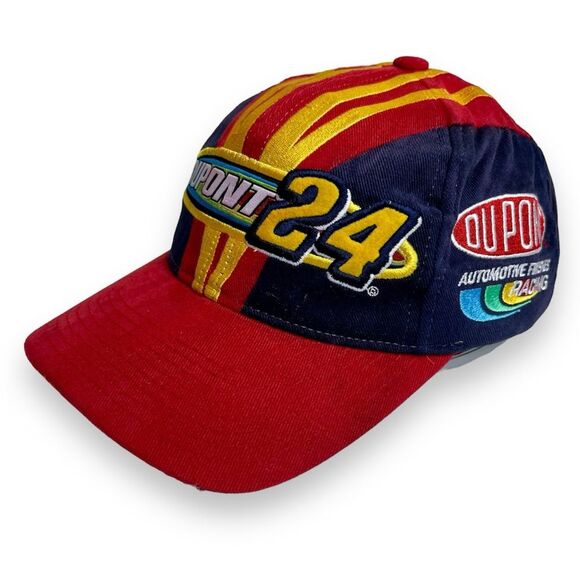 Vintage Chase Authentics Jeff Gordon 24 Dupont Racing Adjustable Ball Cap Hat - Picture 1 of 13